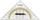 Westcott Geodreieck 14cm, mit Griff, transparent/gelb (E-10133 BP)