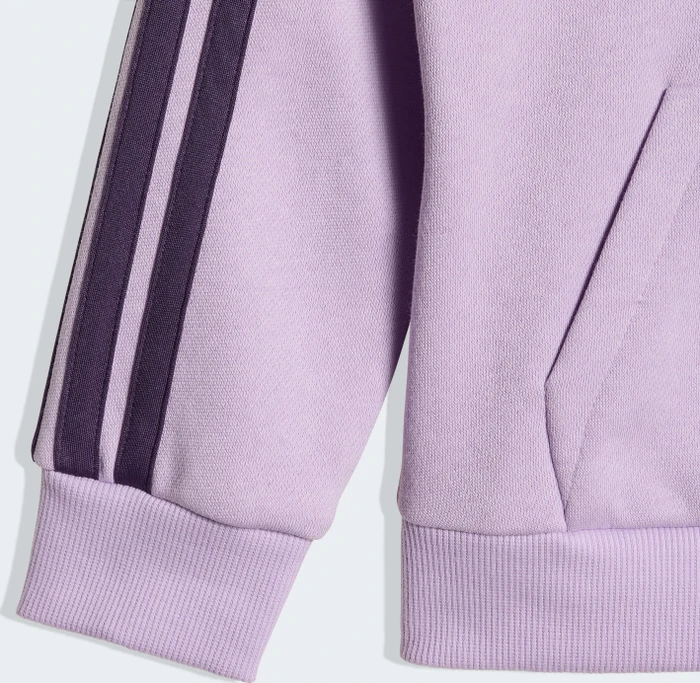 adidas Essentials Trainingsanzug powder plum/aurora plum (Junior)