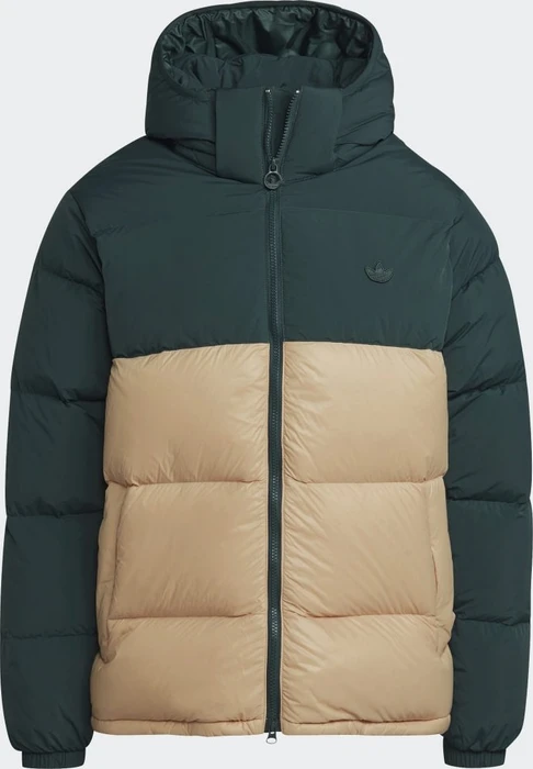 adidas Down Regen Hooded Puffer Jacke mineral green/magic beige (Herren)