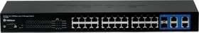 TRENDnet TL2 Rackmount Managed Switch, 26x RJ-45, 2x RJ-45/SFP (TL2-E284)