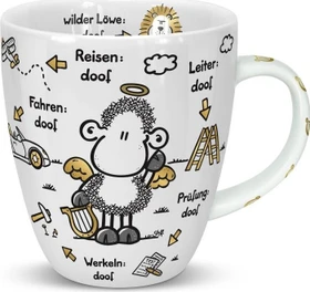 Sheepworld Kaffeebecher Gute Laune ist alles doof 500ml