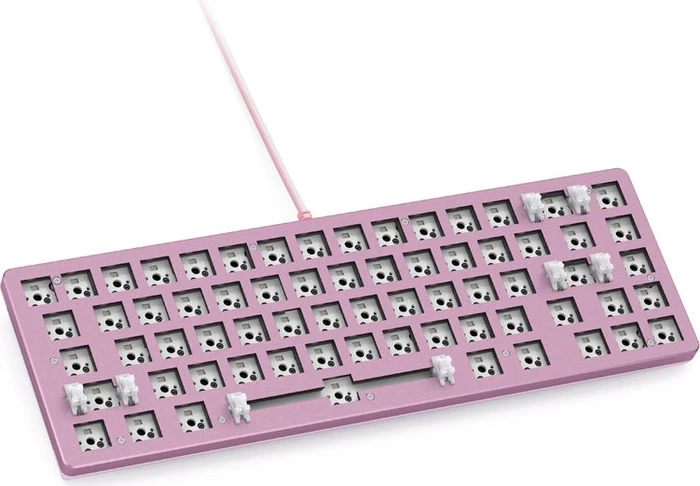 Glorious GMMK 2 Compact, Barebone Tastatur, 65%, rosa, ANSI