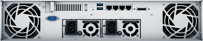 Synology RackStation RS1221RP+, 4GB RAM ECC, 4x RJ-45 1000Base-T, 2x USB-A 3.0, 2HE