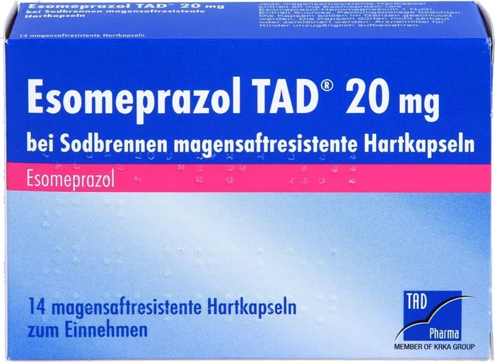 Esomeprazol TAD 20 mg, 14 St