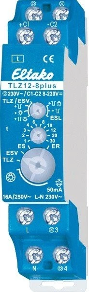 Eltako TLZ12-8plus Treppenlicht-Zeitschalter, Schaltaktor