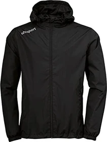 uhlsport Essential Regen Jacke schwarz/weiß