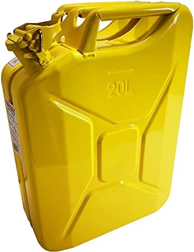 Bauprofi Stahlblechkanister 20l gelb