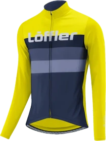Löffler Messenger Mid Trikot langarm lemon (Herren)