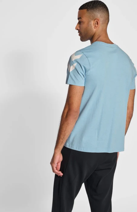 hummel Legacy Chevron T-Shirt kurzarm placid blue