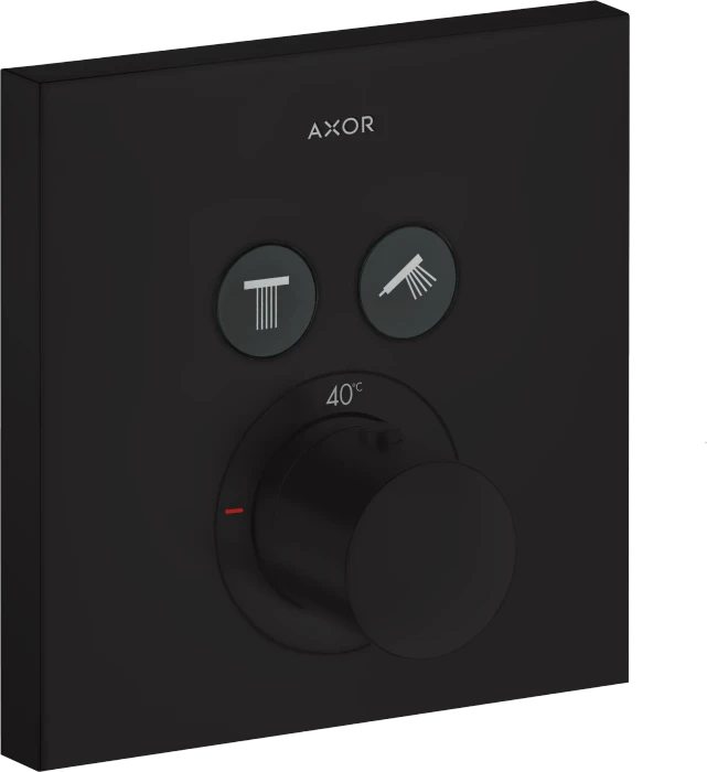 Hansgrohe Axor ShowerSelect eckig Thermostat mit 2 Ventilen