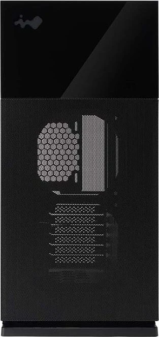 In Win 127, schwarz, Glasfenster