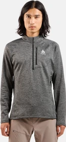 Odlo Tencia Midlayer Half Zip Funktionsshirt langarm dark grey melange (Herren)