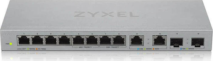 Zyxel XGS1010 Desktop Gigabit Switch, 10x RJ-45, 2x SFP+