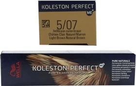 Wella Koleston Perfect Me+ Pure Naturals Haarfarbe 5/07 hellbraun natur-braun, 60ml