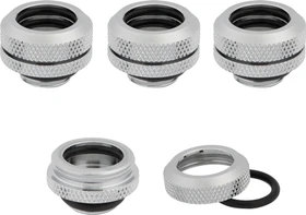 Corsair Hydro X Series XF Hardline, OD Fitting G1/4" auf 14mm, chrome, 4er-Pack