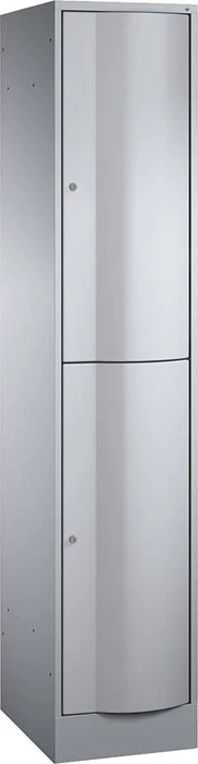C+P Möbelsysteme Resisto, lichtgrau/silber, Spind