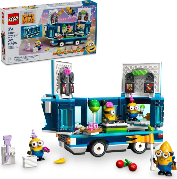 LEGO Minions: Despicable Me 4 75581 Minions und der Party Bus