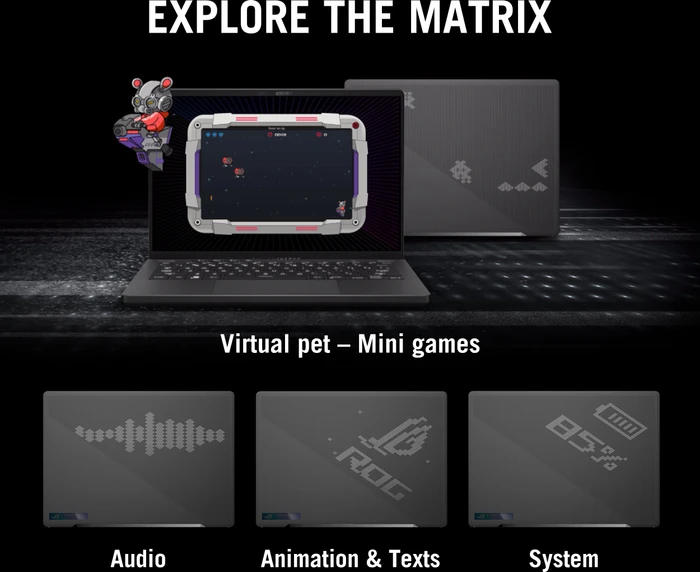 ASUS ROG Zephyrus G14 (2023) GA402NV-N2027W, Eclipse Gray, Ryzen 7 7735HS, 16GB RAM, 1TB SSD, GeForce RTX 4060, DE