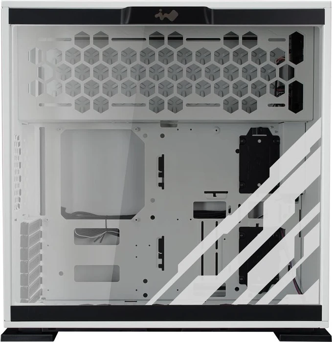 In Win 303 MSI Dragon Edition, weiß, Glasfenster