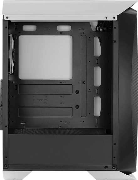 AeroCool Aero One Frost, weiß, Glasfenster