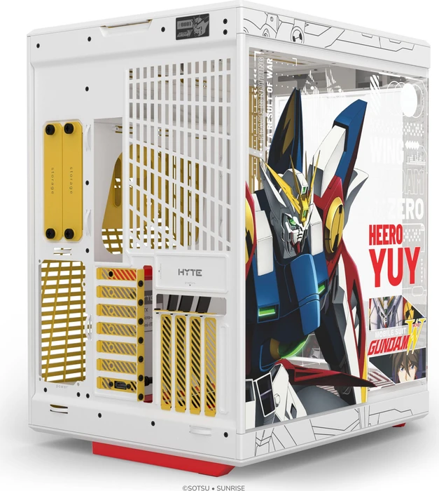 Hyte Y70 Gundam Wing, Glasfenster