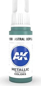 AK-Interactive 3rd Gen Acrylic Colors Metallic Modelling Colors astral beryllium, 17ml