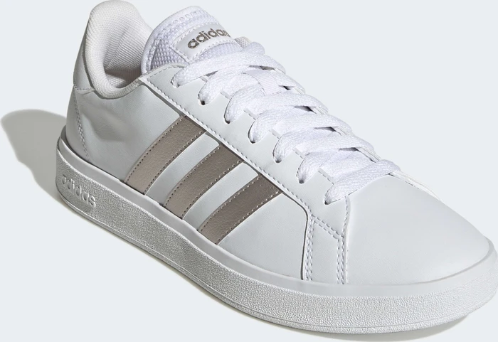 adidas Grand Court Base 2.0 cloud white/platinum metallic (Herren)