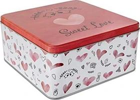 Städter Sweet Love Gebäckdose 16.5x16.5cm