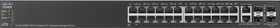 Cisco SG500 Rackmount Gigabit Managed Stacking Switch, 24x RJ-45, 2x RJ-45/SFP, 740W PoE+ (SG500-28MPP-K9-G5)