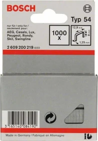 Bosch Professional Typ 54 Tacker-Klammern, 12.9x8mm, 1000 Stück