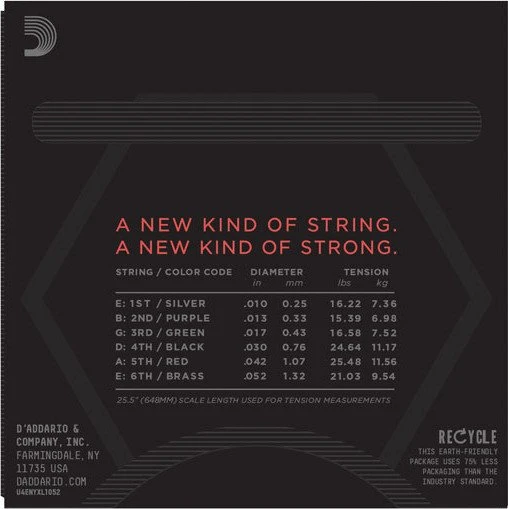 D'Addario NYXL Light Top / Heavy Bottom