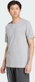adidas Trefoil Essentials Waffle T-Shirt kurzarm medium grey heather (Herren)