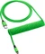 CableMod Classic Coiled Keyboard Cable USB Micro-B auf USB-A, Tastaturkabel (Spiral-Textilkabel), 1.5m, Viper Green Vorschaubild