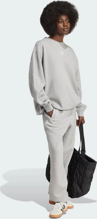 adidas Essentials Oversized French Terry Sweatshirt medium grey heather (Damen)