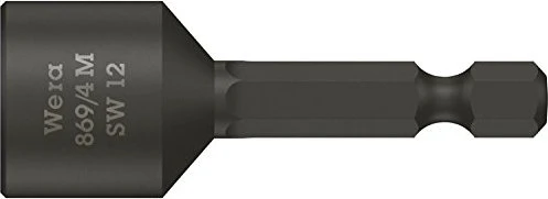 Wera 869/4 M SB Außensechskant Bit 1/4", 12x50mm, 1 Stück
