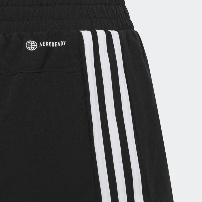adidas Essentials Aeroready 3-Streifen Trainingshose kurz schwarz/weiß (Junior)