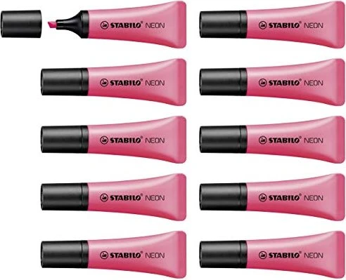 STABILO Neon rosa, 10er-Pack