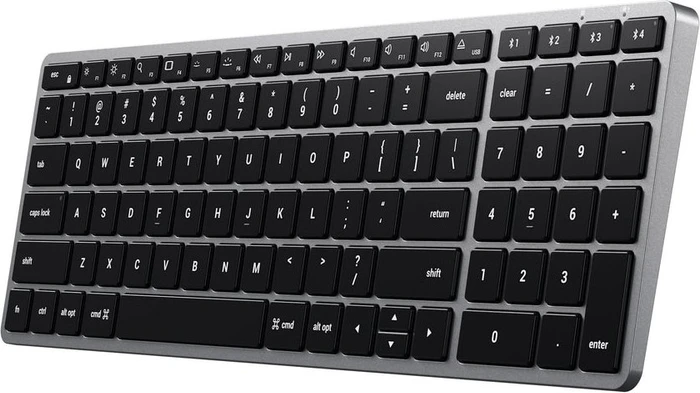 Satechi Slim X2 Backlit Keyboard, schwarz/grau, Bluetooth, US
