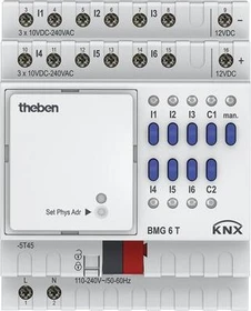 Theben BMG 6 T KNX Grundmodul MIX2 6-fach, 4TE REG, Binäreingang (4930230)