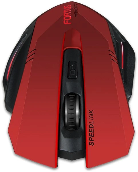 Speedlink Fortus Gaming Mouse Wireless schwarz/rot, USB