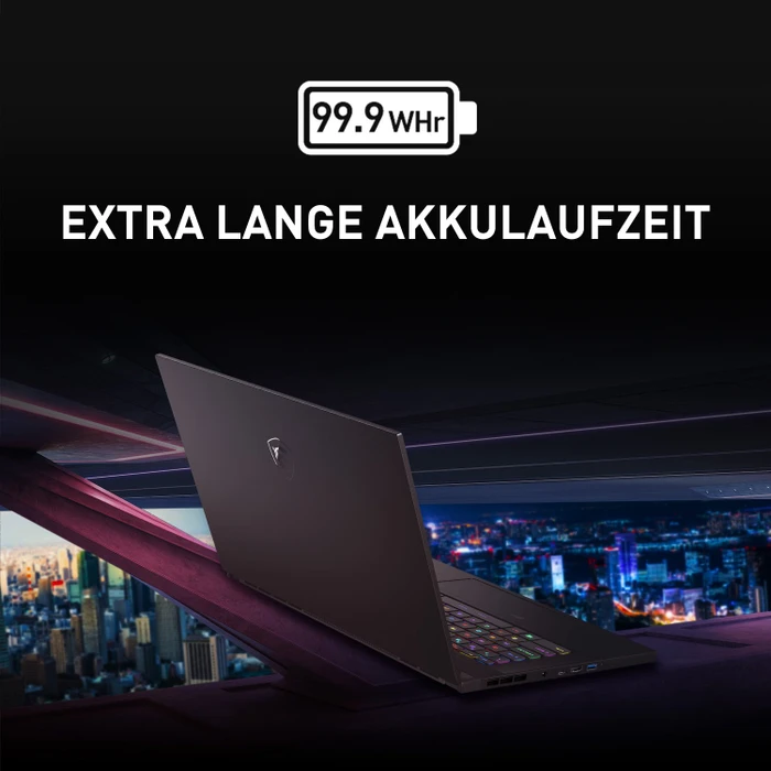 MSI Stealth GS66 12UGS-001, Core Black, Core i7-12700H, 32GB RAM, 1TB SSD, GeForce RTX 3070 Ti, DE
