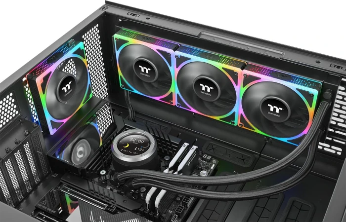 Thermaltake ToughFan EX 120 ARGB Sync, schwarz, 120mm, 3er-Pack