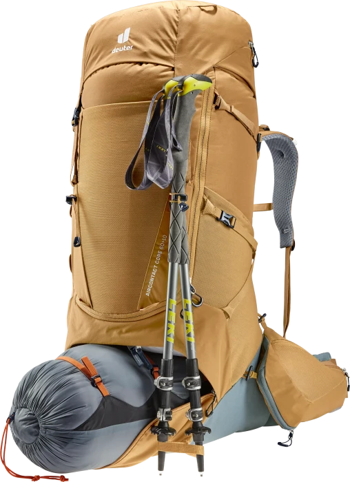 Deuter Aircontact Core 60+10 almond/teal