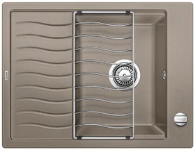 Blanco Elon 45 S Becken reversibel mit Ablauffernbedienung tartufo