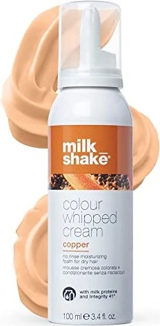 Milk Shake Colour Whipped Cream temporäre Haarfarbe Schaum copper, 100ml