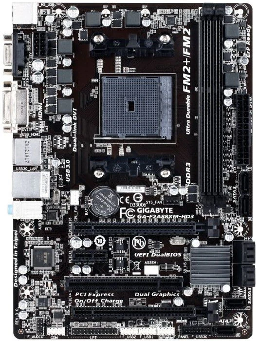 GIGABYTE GA-F2A88XM-HD3 (AMD FM2+)