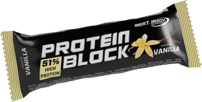 Best Body Nutrition Hardcore Protein Block Vanille (15x 90g)