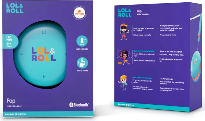 Energy Sistem Lol&Roll Pop Kids Speaker Blue