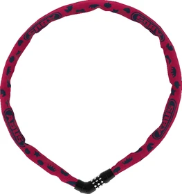 ABUS Steel-O-Chain 4804C Kettenschloss, Zahlenkombination rosa