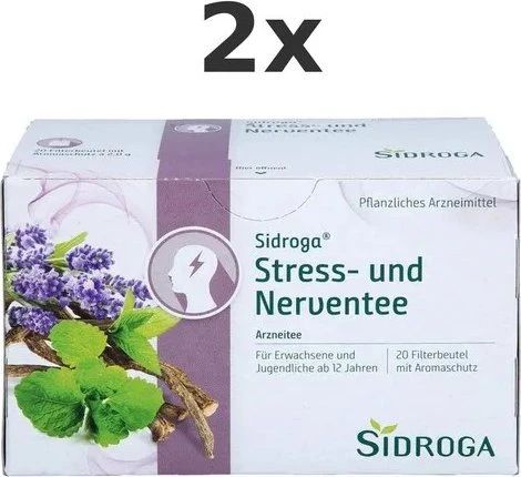 Sidroga Stress- und Nerventee Beutel, 20 Stück